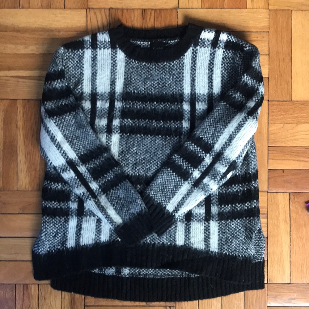 Cozy Buffalo Plaid Sweater (bought at Saks!)